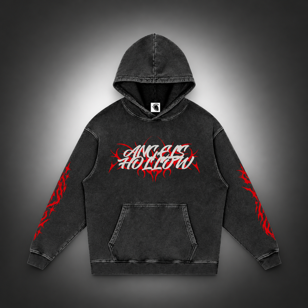 BURNING RED HOODIE v1