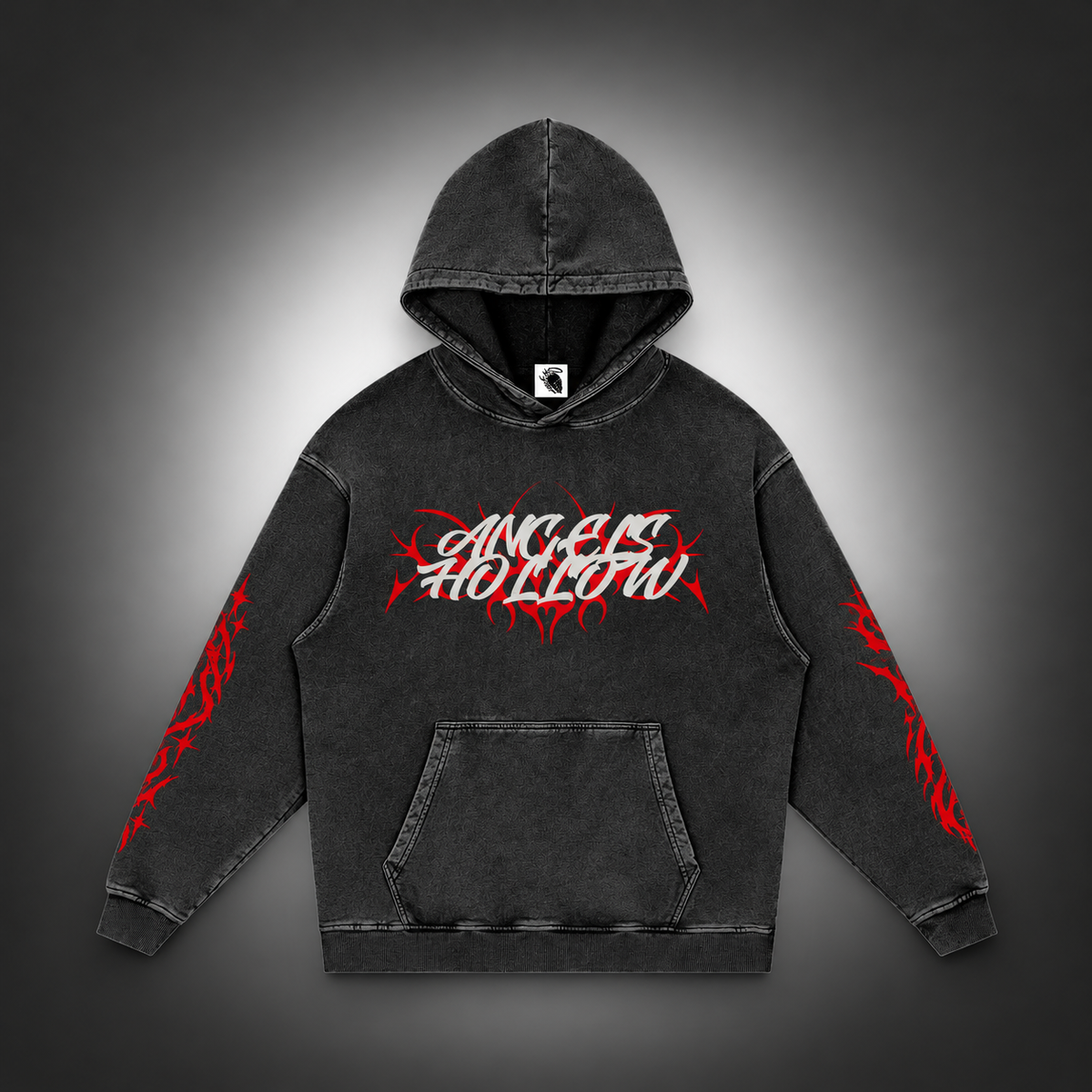 BURNING RED HOODIE v1